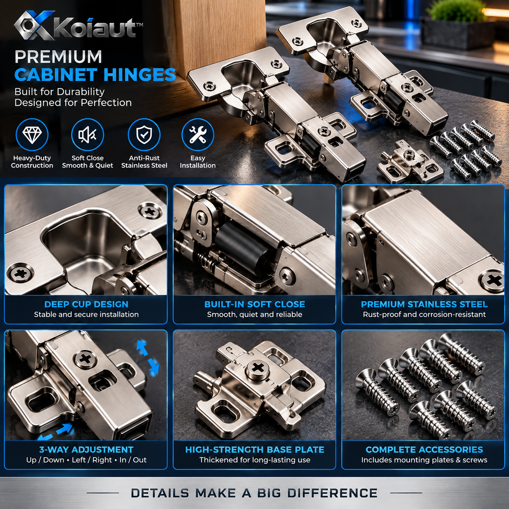Koiaut™ Heavy-Duty Floating Shelf Bracket Set view 4