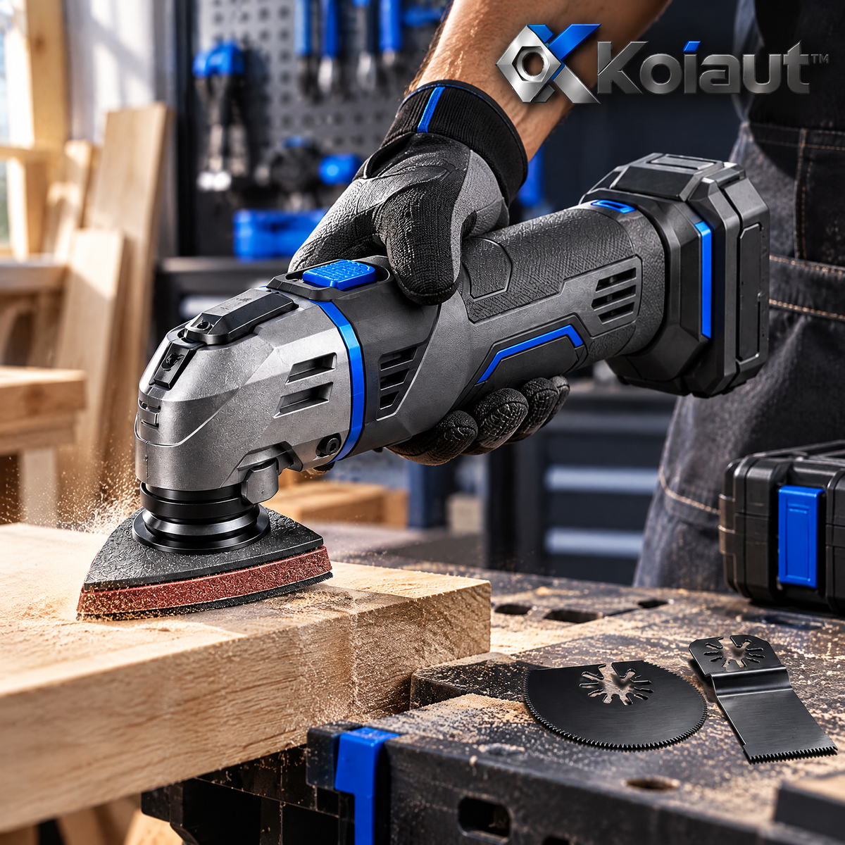 Koiaut™ Cordless Oscillating Multi-Tool Kit view 3