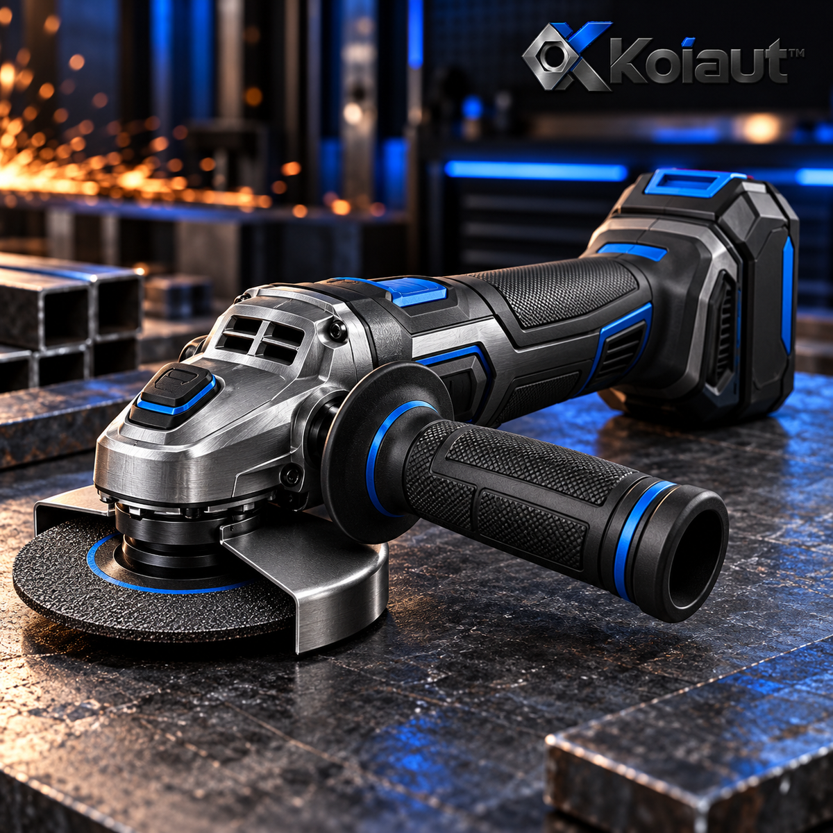 Koiaut™ High-Performance Cordless Angle Grinder branded main image