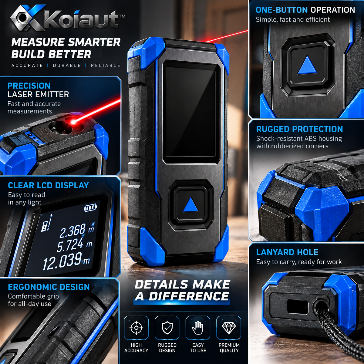 Koiaut™ Stainless Steel Digital Caliper view 4